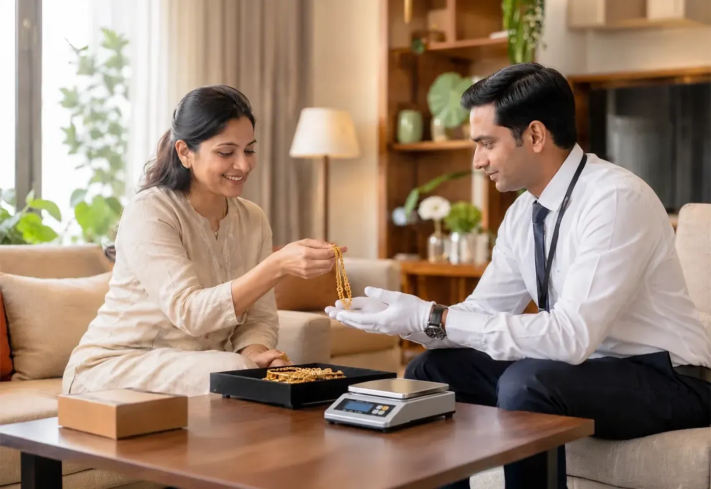 Sell gold from home with clear testing and instant payment