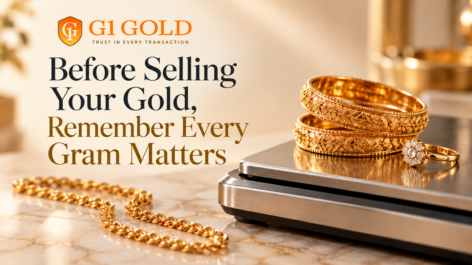 Before Selling Your Gold, Remember Every Gram Matters
