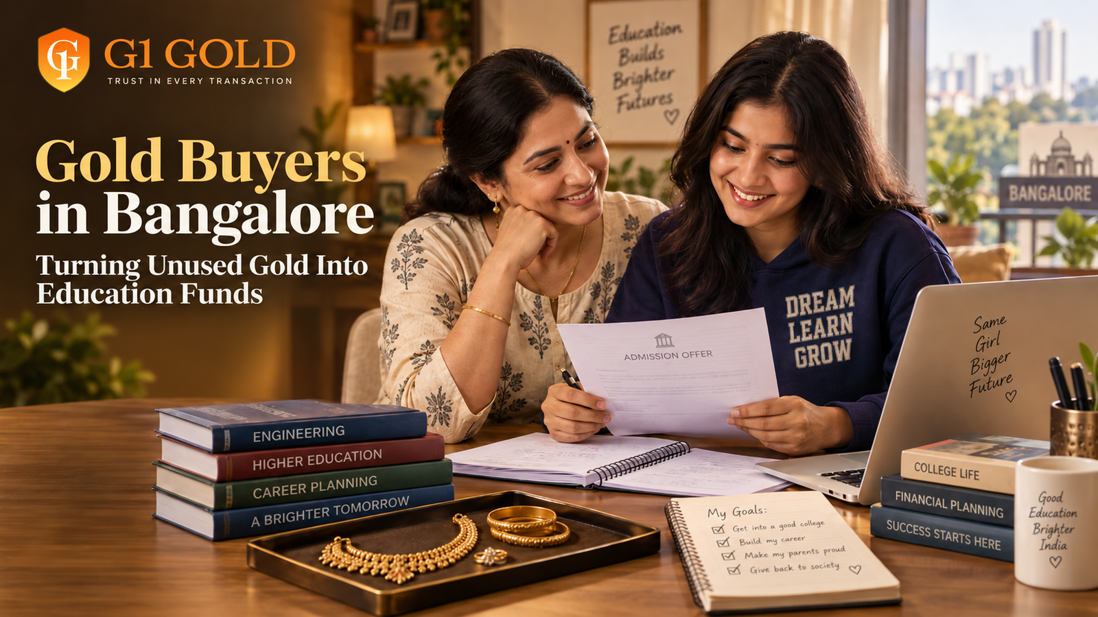 Gold Buyers in Bangalore: Turning Unused Gold Into Education Funds