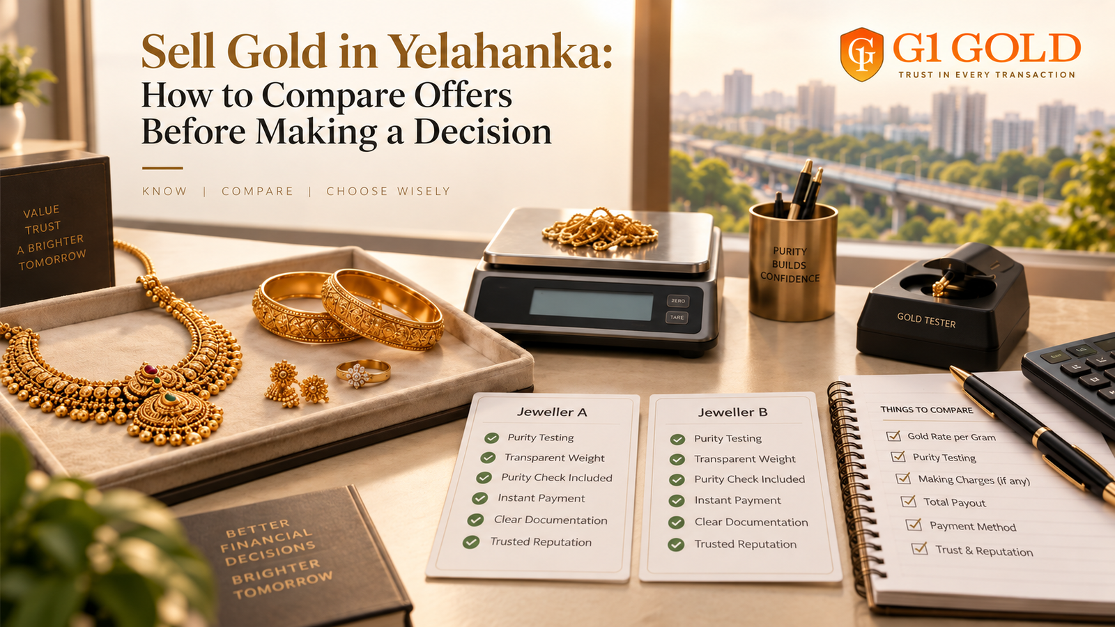 Sell Gold in Yelahanka: How to Compare Offers Before Making a Decision