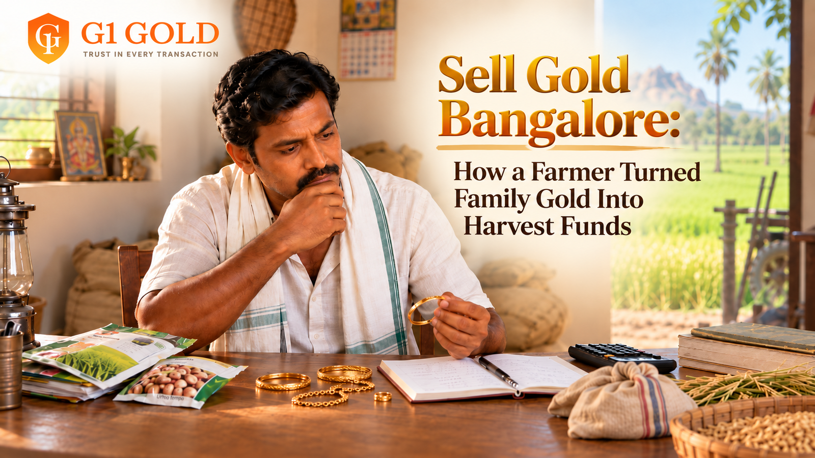 Sell Gold Bangalore: How a Farmer Turned Family Gold Into Harvest Funds