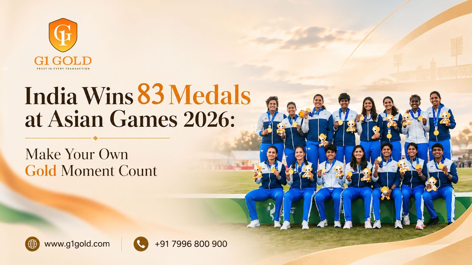 India Wins 83 Medals at Asian Games 2026: Make Your Own Gold Moment Count